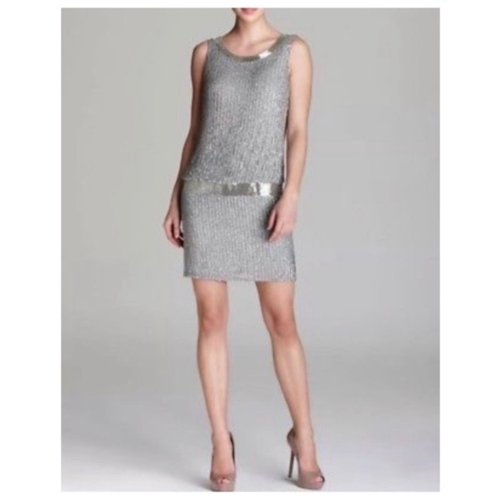 Adrianna Papell fully beaded low back dressy dress - Picture 16 of 16